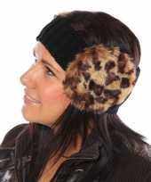 Warme winter hoofdband namaakbont oorwarmers 10132523