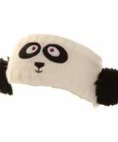 Wintersport hoofdband panda voor dames